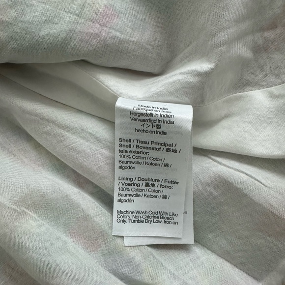 NWT J. Crew Crewcuts asymmetrical ruffle mini skirt, floral cotton voile, M - Picture 3 of 4